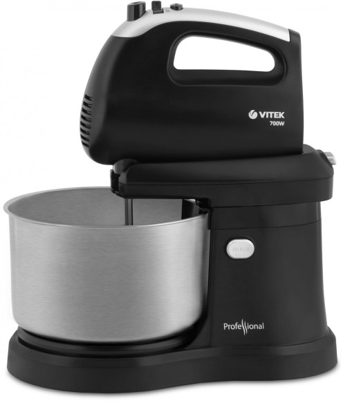 Миксер стационарный Vitek VT-1417 ST 700Вт черный/хром