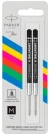 Стержень шариковый Parker QuinkFlow Basic Z09 (2166543) M 1мм черные чернила блистер (2шт)
