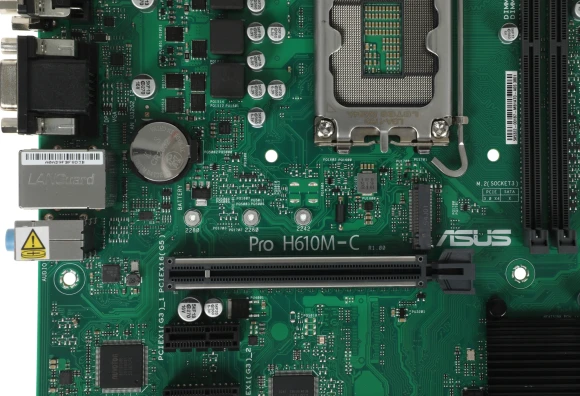 Материнская плата Asus PRO H610M-C-CSM Soc-1700 Intel H610 2xDDR5 mATX AC`97 8ch(7.1) GbLAN+VGA+DVI+HDMI+DP Материнская плата Asus PRO H610M-C-CSM Soc-1700 Intel H610 2xDDR5 mATX AC`97 8ch(7.1) GbLAN+VGA+DVI+HDMI+DP