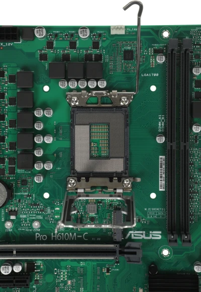 Материнская плата Asus PRO H610M-C-CSM Soc-1700 Intel H610 2xDDR5 mATX AC`97 8ch(7.1) GbLAN+VGA+DVI+HDMI+DP Материнская плата Asus PRO H610M-C-CSM Soc-1700 Intel H610 2xDDR5 mATX AC`97 8ch(7.1) GbLAN+VGA+DVI+HDMI+DP