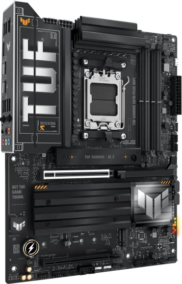 Материнская плата Asus TUF GAMING X870-PLUS WIFI Socket AM5 AMD X870 4xDDR5 ATX AC`97 8ch(7.1) 2.5Gg RAID+HDMI