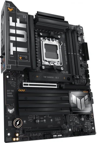 Материнская плата Asus TUF GAMING X870-PLUS WIFI Socket AM5 AMD X870 4xDDR5 ATX AC`97 8ch(7.1) 2.5Gg RAID+HDMI