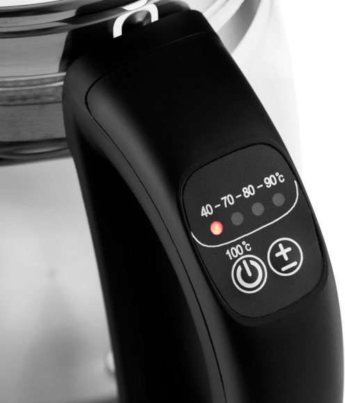 Чайник электрический Kitfort КТ-6119 1.7л. 2200Вт прозрачный корпус: стекло