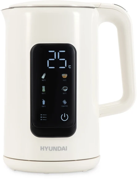 Чайник электрический Hyundai HYK-S4606 1.7л. 2200Вт кремовый корпус: металл Чайник электрический Hyundai HYK-S4606 1.7л. 2200Вт кремовый корпус: металл