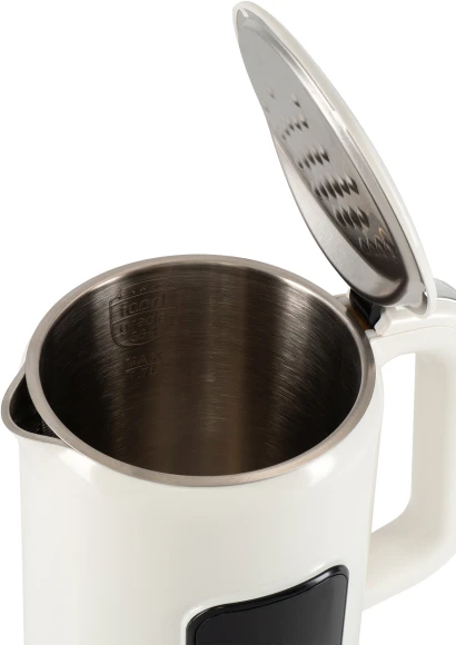 Чайник электрический Hyundai HYK-S4606 1.7л. 2200Вт кремовый корпус: металл Чайник электрический Hyundai HYK-S4606 1.7л. 2200Вт кремовый корпус: металл