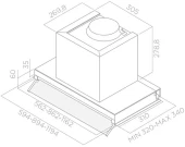 Вытяжка встраиваемая Elica Boxin LX/BL MAT/A/120 черный управление: поворотные переключатели (1 мотор) Вытяжка встраиваемая Elica Boxin LX/BL MAT/A/120 черный управление: поворотные переключатели (1 мотор)
