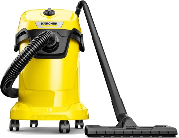 Строительный пылесос Karcher WD 3 V-17/4/20 1000Вт (уборка: сухая/влажная) желтый Строительный пылесос Karcher WD 3 V-17/4/20 1000Вт (уборка: сухая/влажная) желтый