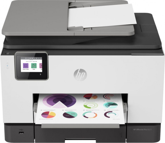 МФУ струйный HP Officejet Pro 9023 AiO (1MR70B) A4 Duplex WiFi белый