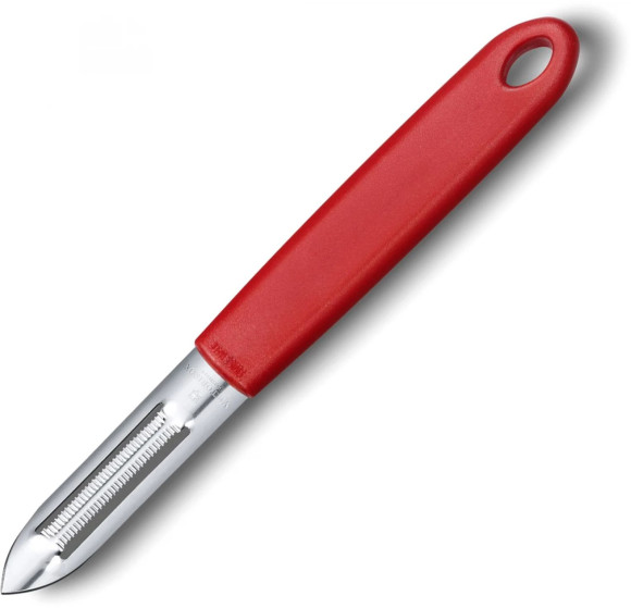 Овощечистка для овощей и фруктов Victorinox Swiss Classic красный упак.:защита лезвия (7.6077.1)