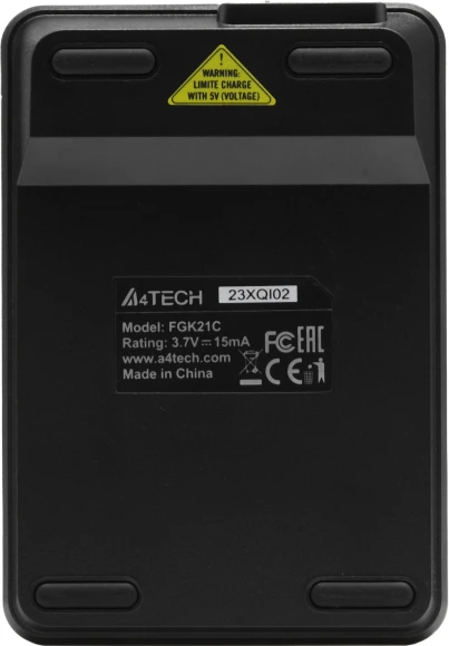 Числовой блок A4Tech FGK21C серый USB беспроводная slim для ноутбука