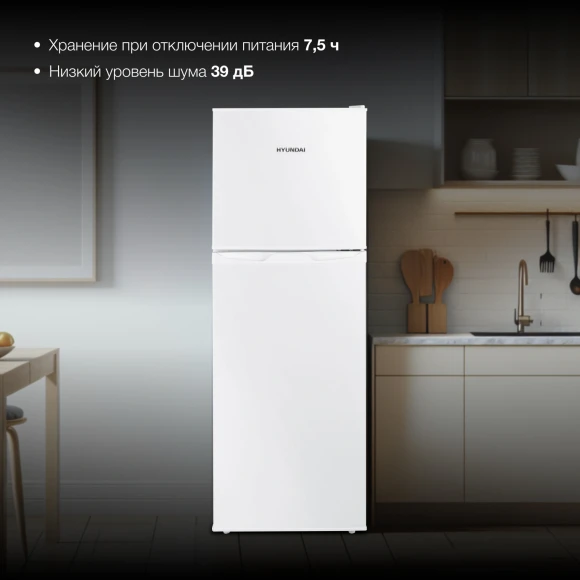 Холодильник Hyundai CT1551WT 2-хкамерн. белый Холодильник Hyundai CT1551WT 2-хкамерн. белый