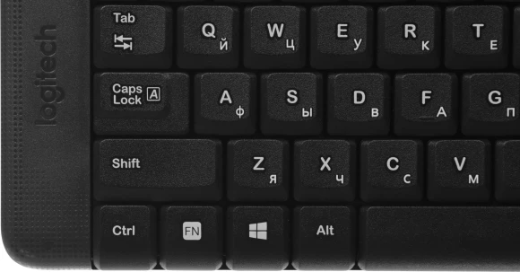 Клавиатура + мышь Logitech MK220 клав:черный мышь:черный USB беспроводная (920-003236)