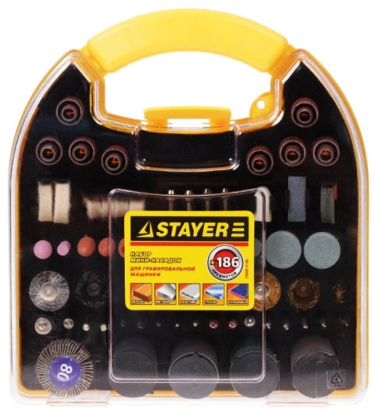 Набор насадок Stayer 29900-H186 (186пред.)