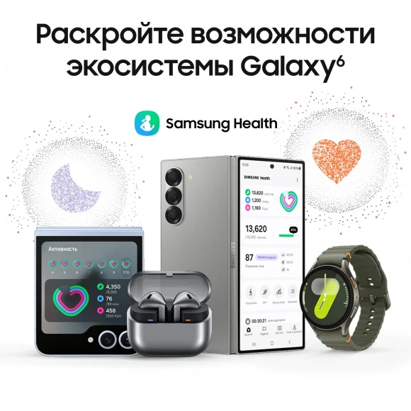 Смарт-часы Samsung Galaxy Watch 7 LTE 44мм 1.47" AMOLED корп.зеленый рем.зеленый (SM-L315FZGACAU)