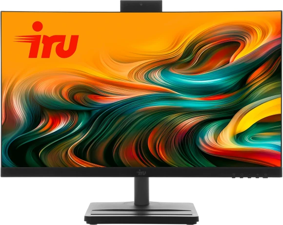 Моноблок IRU Tactio 24ID 24.5" Full HD i5 12450H (2) 16Gb SSD512Gb UHDG Windows 11 Pro 64 GbitEth WiFi BT 120W Cam черный 1920x1080