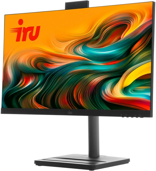 Моноблок IRU Tactio 24ID 24.5" Full HD i5 12450H (2) 16Gb SSD512Gb UHDG Windows 11 Pro 64 GbitEth WiFi BT 120W Cam черный 1920x1080