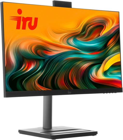 Моноблок IRU Tactio 24ID 24.5" Full HD i5 12450H (2) 16Gb SSD512Gb UHDG Windows 11 Pro 64 GbitEth WiFi BT 120W Cam черный 1920x1080