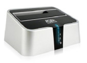 Док-станция для HDD AgeStar 3CBT2 SATA II пластик серебристый 1 Док-станция для HDD AgeStar 3CBT2 SATA II пластик серебристый 1