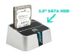 Док-станция для HDD AgeStar 3CBT2 SATA II пластик серебристый 1 Док-станция для HDD AgeStar 3CBT2 SATA II пластик серебристый 1