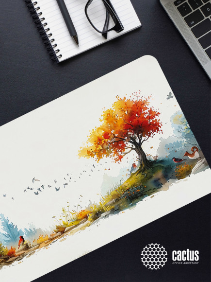 Коврик для мыши Cactus Forest watercolor 900x400x3мм (CS-MP-PRO16XXL)