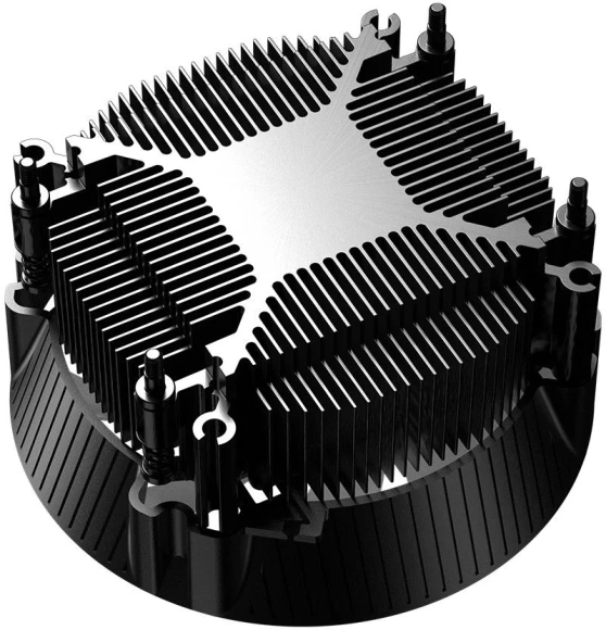 Устройство охлаждения(кулер) ID-Cooling DK-07A RAINBOW RGB Soc-AM5/AM4 черный/белый 4-pin 14-26dB Al 125W 400gr Ret