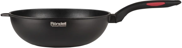 Сковорода ВОК (WOK) Rondell Perfect RDA-1563 круглая 28см покрытие: Xylan Plus ручка несъемная (без крышки) черный