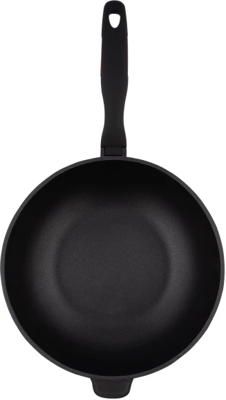 Сковорода ВОК (WOK) Rondell Perfect RDA-1563 круглая 28см покрытие: Xylan Plus ручка несъемная (без крышки) черный