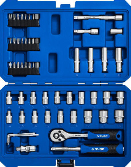 Набор инструментов Зубр 27671-H57 57 предметов (жесткий кейс)