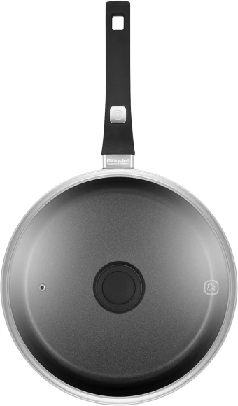 Сотейник Rondell Point RDA-1351 4.0л. d=28см (с крышкой) графитовый