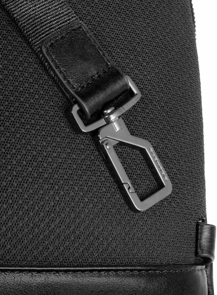 Рюкзак слинг мужской Piquadro Philip CA6790W136/N черный кожа
