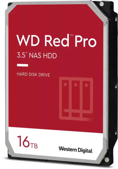 Жесткий диск WD SATA-III 16Tb WD161KFGX NAS Red Pro (7200rpm) 512Mb 3.5"