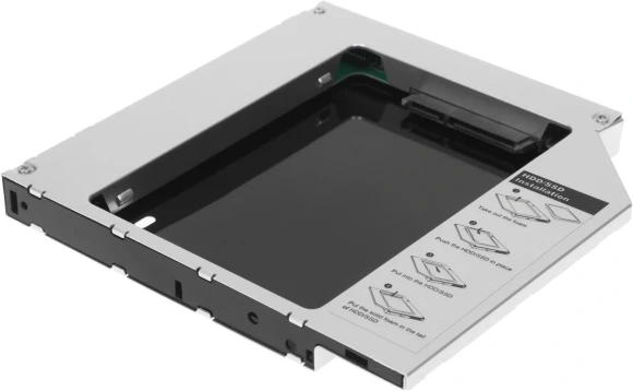 Сменный бокс для HDD AgeStar SSMR2S SATA металл серебристый 2.5"