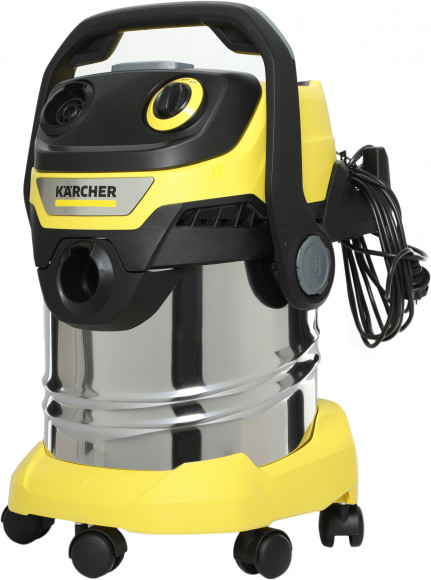 Строительный пылесос Karcher WD 5 S V-25/5/22 1100Вт (уборка: сухая/сбор воды) желтый