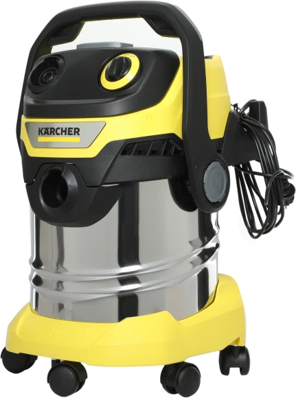Строительный пылесос Karcher WD 5 S V-25/5/22 1100Вт (уборка: сухая/сбор воды) желтый