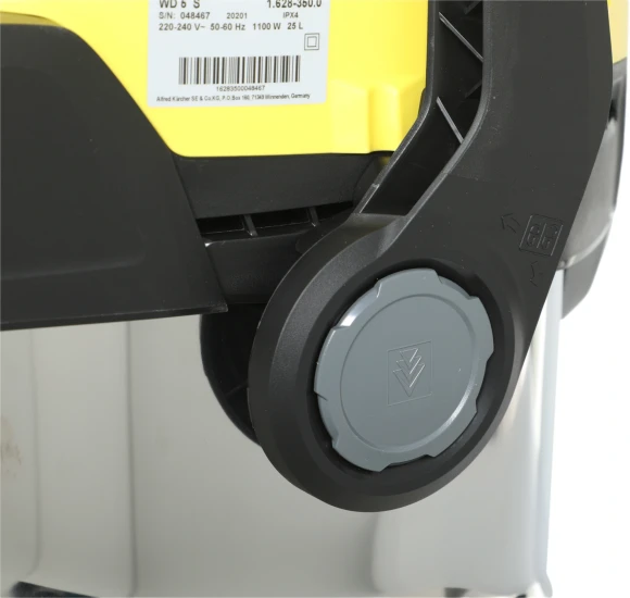 Строительный пылесос Karcher WD 5 S V-25/5/22 1100Вт (уборка: сухая/сбор воды) желтый