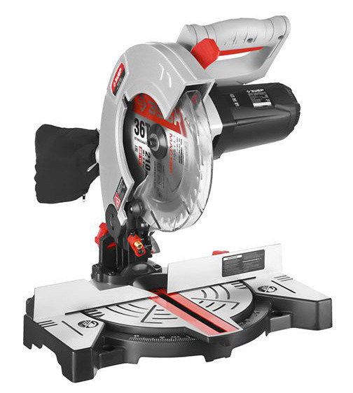 Торцовочная пила Зубр ЗПТ-210-1400 Л 1300Вт 5500об/мин d=210мм Торцовочная пила Зубр ЗПТ-210-1400 Л 1300Вт 5500об/мин d=210мм