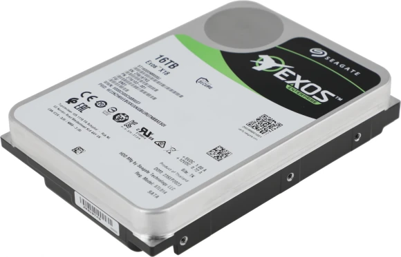 Жесткий диск Seagate SATA-III 16Tb ST16000NM000J Exos X18 512E (7200rpm) 256Mb 3.5" Жесткий диск Seagate SATA-III 16Tb ST16000NM000J Exos X18 512E (7200rpm) 256Mb 3.5"