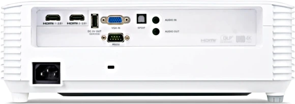 Проектор Acer X1827 DLP 4000Lm LS (3840x2160) 10000:1 ресурс лампы:5000часов 1xUSB typeA 2xHDMI 2.95кг Проектор Acer X1827 DLP 4000Lm LS (3840x2160) 10000:1 ресурс лампы:5000часов 1xUSB typeA 2xHDMI 2.95кг