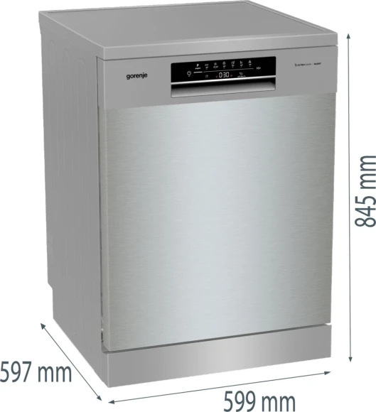 Посудомоечная машина Gorenje GS643D90X ( 3 корзины ) серый (полноразмерная) Посудомоечная машина Gorenje GS643D90X ( 3 корзины ) серый (полноразмерная)