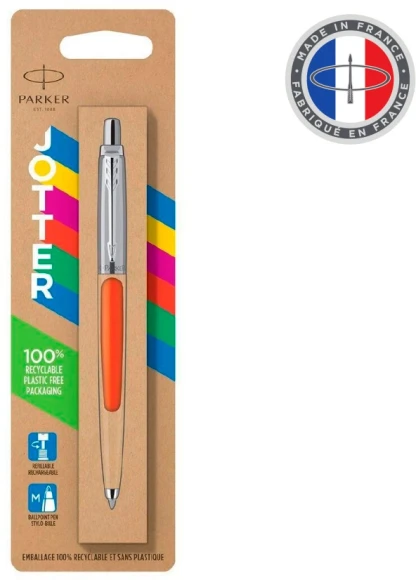 Ручка шариков. Parker Jotter Originals (2076054) Orange CT M син. черн. блистер