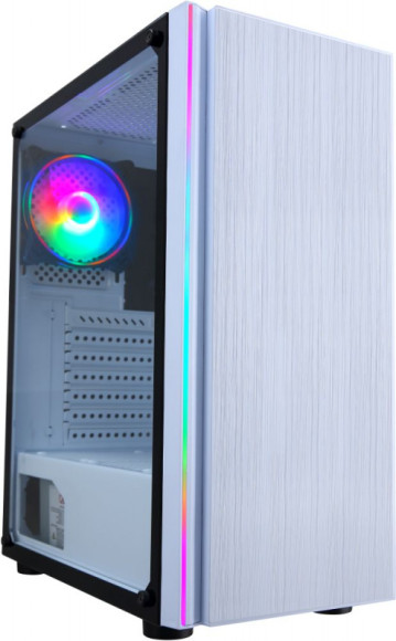 Корпус Formula CL-3302W RGB белый без БП ATX 7x120mm 2xUSB2.0 1xUSB3.0 audio bott PSU