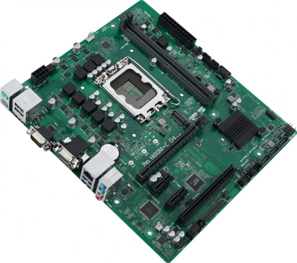 Материнская плата Asus PRO H610M-C D4-CSM Soc-1700 Intel H610 2xDDR4 mATX AC`97 8ch(7.1) GbLAN+VGA+HDMI+DP Материнская плата Asus PRO H610M-C D4-CSM Soc-1700 Intel H610 2xDDR4 mATX AC`97 8ch(7.1) GbLAN+VGA+HDMI+DP