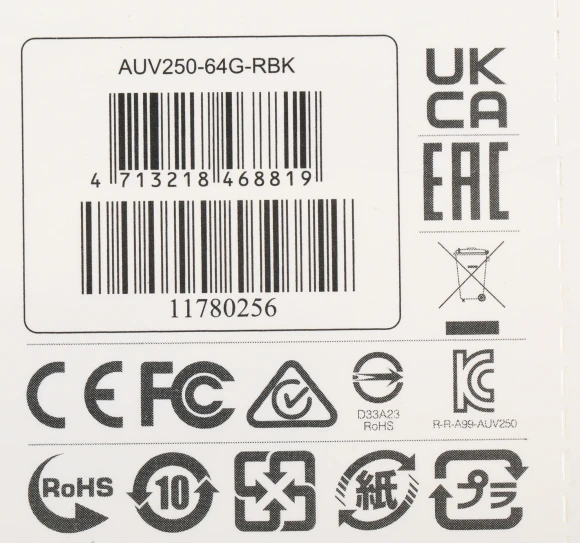 Флеш Диск A-Data 64Gb UV250 AUV250-64G-RBK USB2.0 серебристый Флеш Диск A-Data 64Gb UV250 AUV250-64G-RBK USB2.0 серебристый
