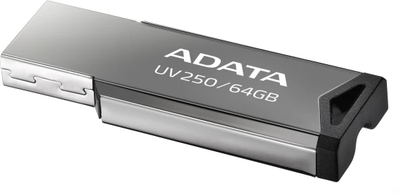 Флеш Диск A-Data 64Gb UV250 AUV250-64G-RBK USB2.0 серебристый Флеш Диск A-Data 64Gb UV250 AUV250-64G-RBK USB2.0 серебристый