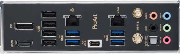 Материнская плата Asus PROART B760-CREATOR WIFI Soc-1700 Intel B760 4xDDR5 ATX AC`97 8ch(7.1) 1 x 2.5Gigabit + Gigabit Ethernet RAID+HDMI+DP