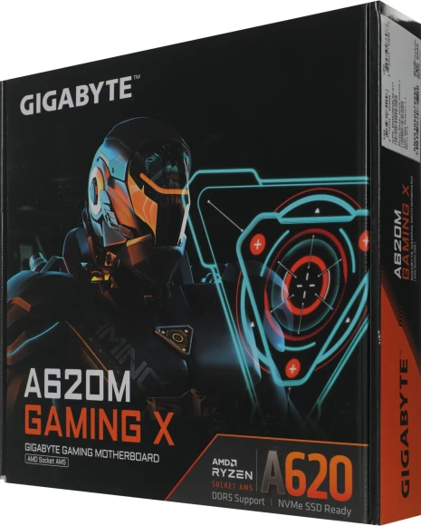 Материнская плата Gigabyte A620M GAMING X Socket AM5 AMD A620 4xDDR5 mATX AC`97 8ch(7.1) GbLAN RAID+HDMI+DP