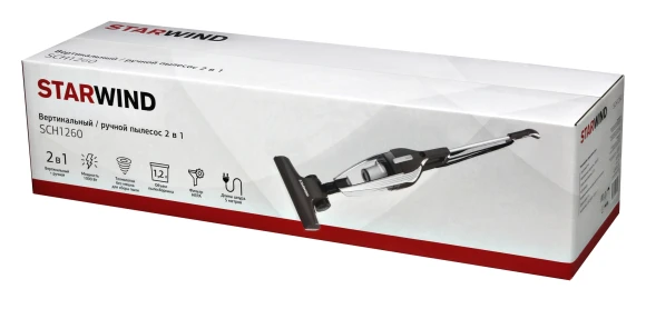 Пылесос ручной Starwind SCH1260 1000Вт коричневый/белый Пылесос ручной Starwind SCH1260 1000Вт коричневый/белый