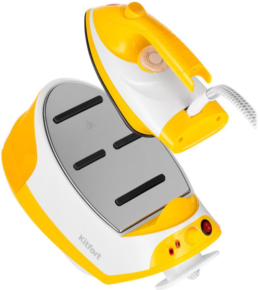 Парогенератор Kitfort КТ-9135 2000Вт желтый/белый Парогенератор Kitfort КТ-9135 2000Вт желтый/белый