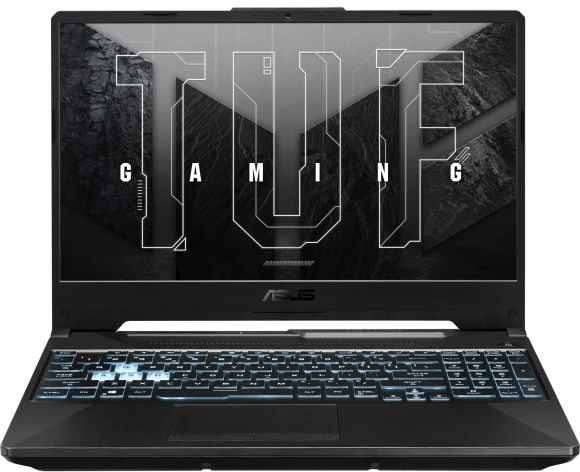 Ноутбук Asus TUF Gaming A15 FA506NF-HN060 Ryzen 5 7535HS 16Gb SSD512Gb NVIDIA GeForce RTX 2050 4Gb 15.6" IPS FHD (1920x1080) без ОС black WiFi BT Cam (90NR0JE7-M00550)