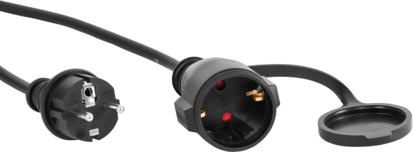 Сетевой удлинитель Buro BU-PS1.10/FRB-16 10м (1 розетка) черный (пакет ПЭ)